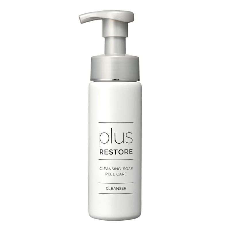 プラスリストア クレンジングソープ泡 ピールケア | こばとも皮膚科