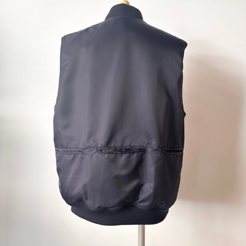 SASSAFRAS / WHEEL BARROW VEST(NAVY) | weaver