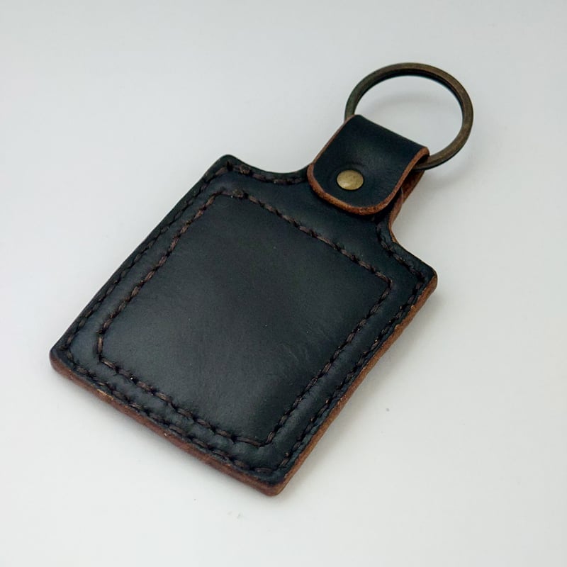 キーホルダー(オーストリッチレザー使用) | 革の