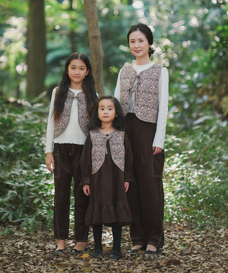 キルティングベスト】＜親子セット＞型紙/限定90セット | maiando