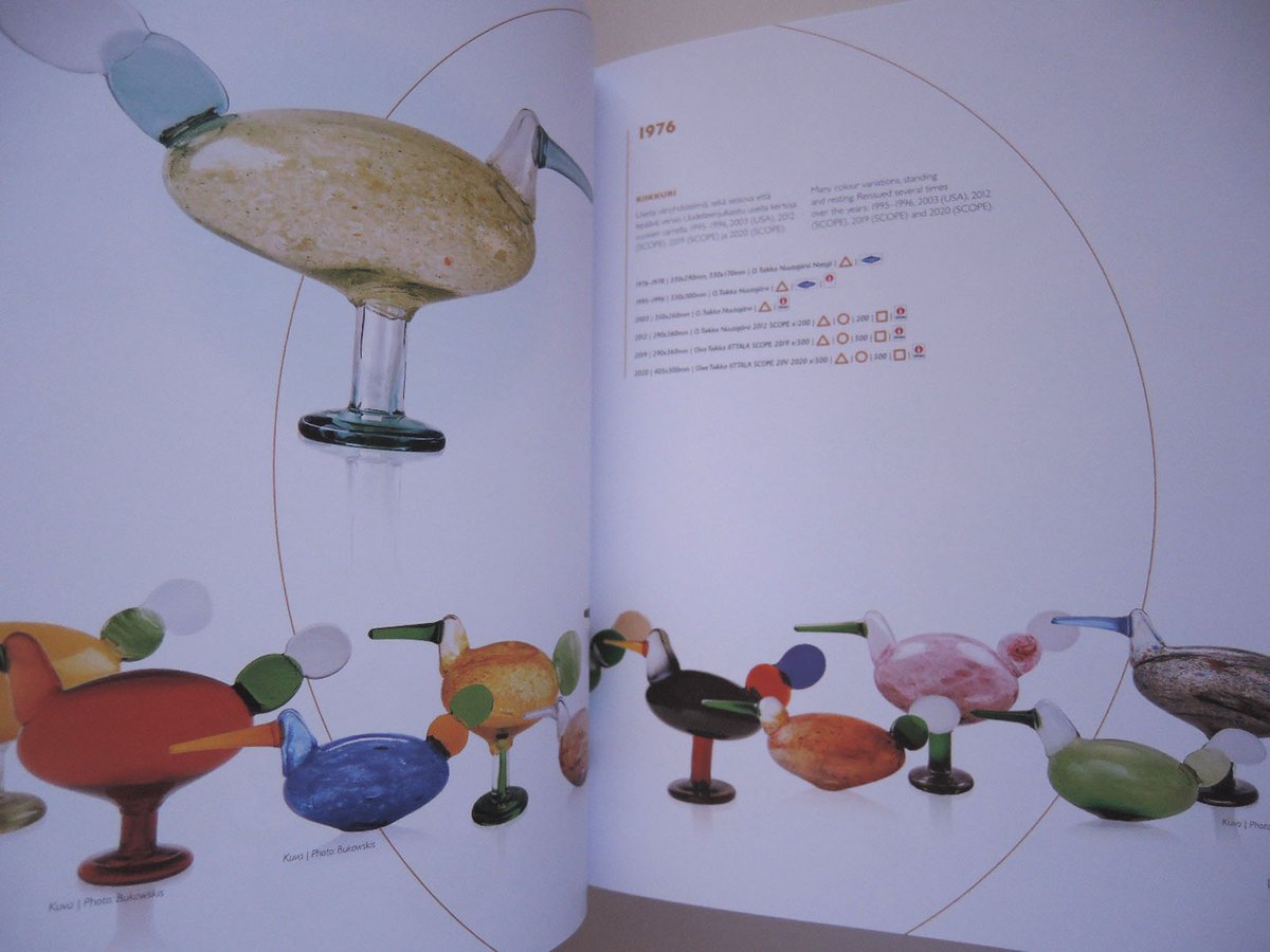 Toikka's Glass Birds book 2024 オイバ・トイッカ イッタラ バー