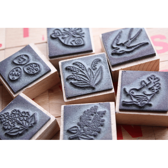 フランス アンティークスタンプ フェルナンナタン 春のセット [t014