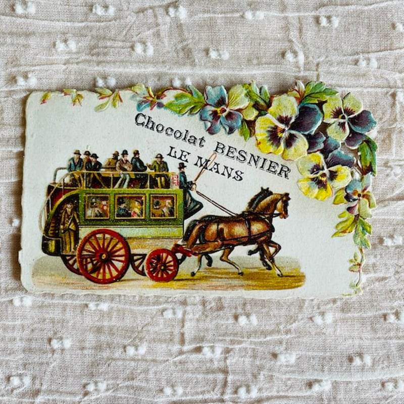 フランスアンティーク クロモス クロモカード CHOCOLAT BESNIER DU MANS