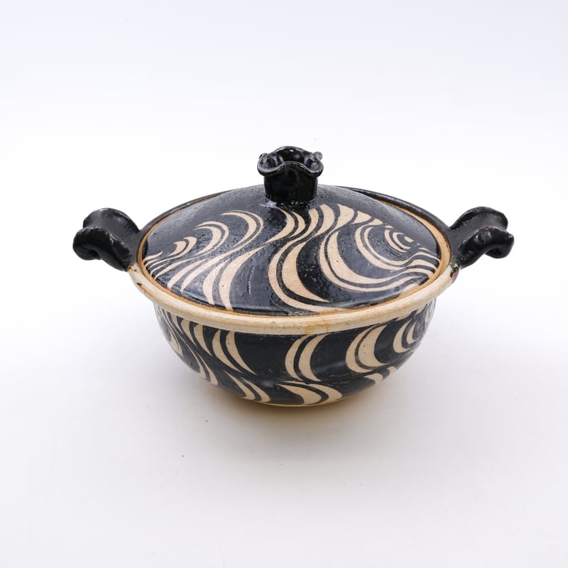 土鍋 黒織部（一人用）| 稲葉 直人 / Black Oribe Donabe (Single