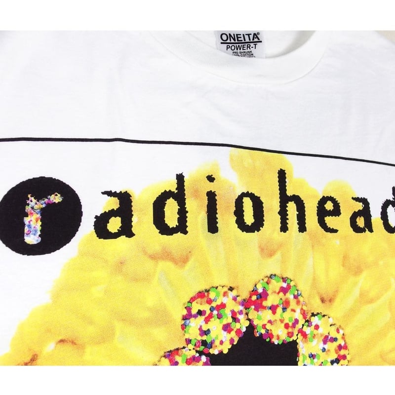 radiohead レディオヘッド Tシャツ USA製 ホワイト Lサイズ イギリス