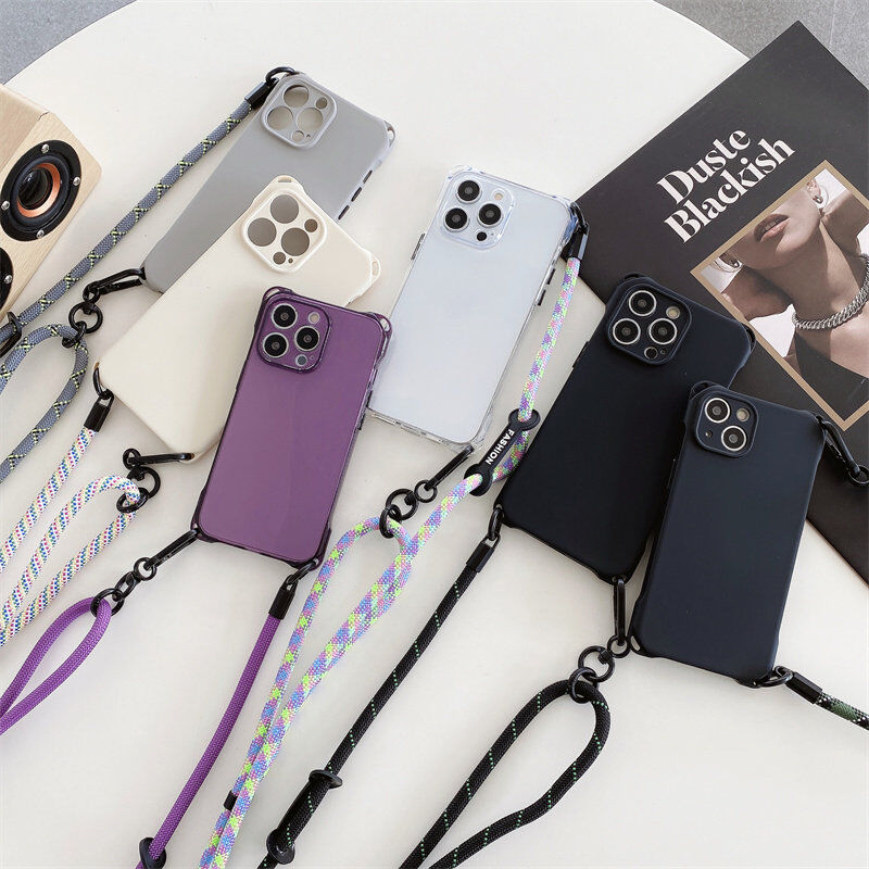 N392】iphone15/15pro ケース ショルダー おしゃれ スマホショルダー