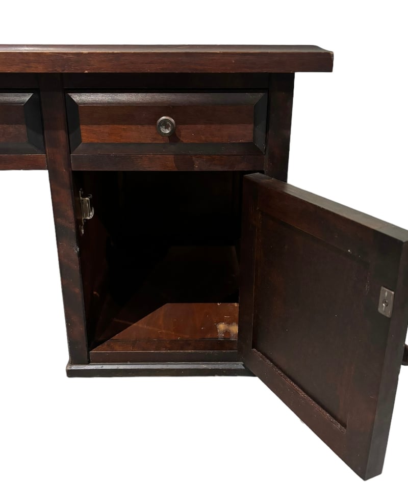 北海道民芸家具 方袖机 ローテーブル 文机 木製 テーブル 在宅ワーク