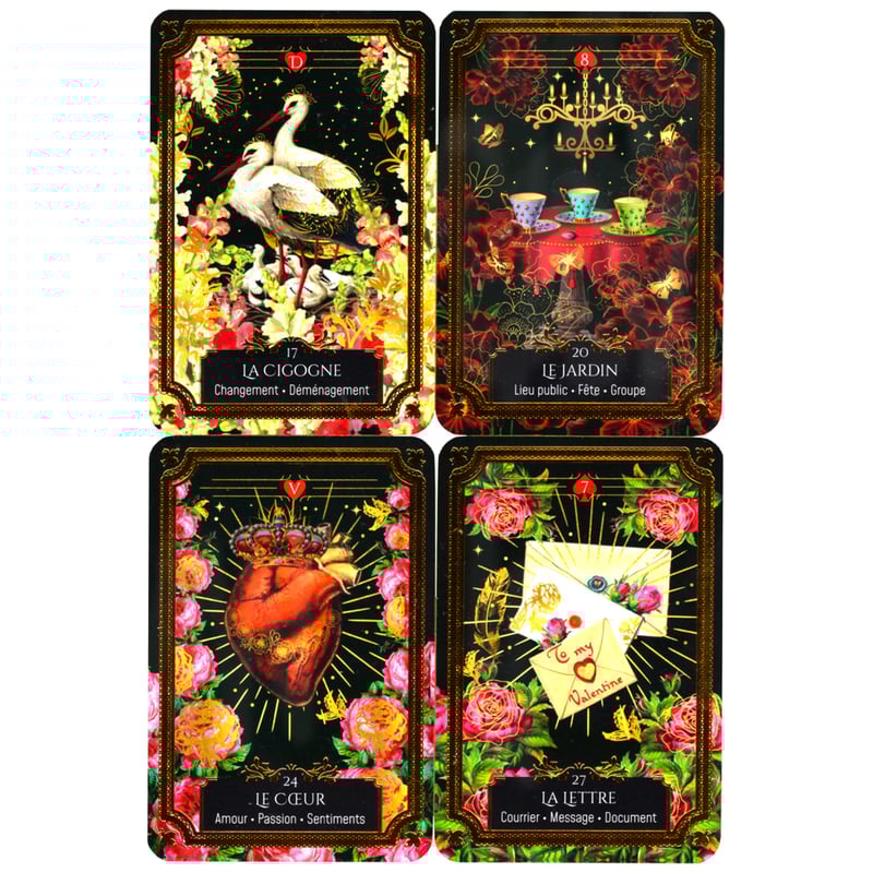 フランス語】秘密の花園プチルノルマン【ルノルマンカード】 | musemuse