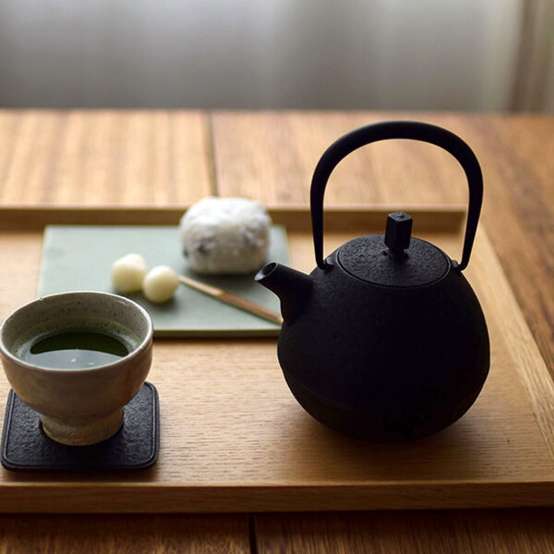 空間鋳造 鉄急須 Egg 中 PureBlack | YAOCA（やおか）日日の道具