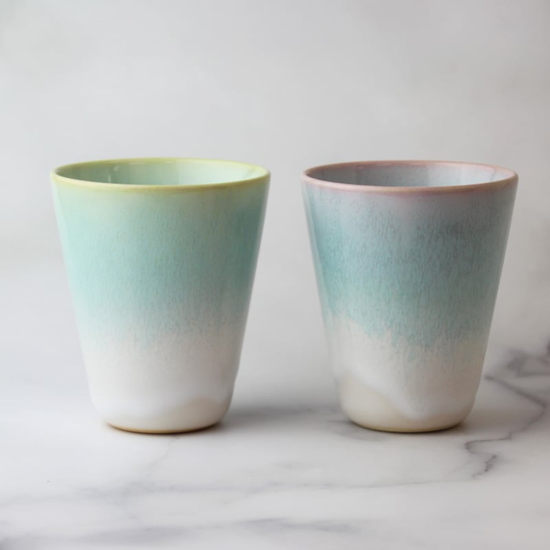 オンラインストア限定品 | mint /Lemonade ペアカップ （木箱）｜萩焼