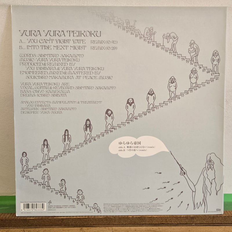 12EP )ゆらゆら帝国YURA YURA TEIKOKU /順番には逆らえないc/w 次の