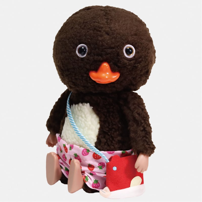 ストア限定】リアルサイズぬいぐるみ（ノラくん／いちごズボン）丸底