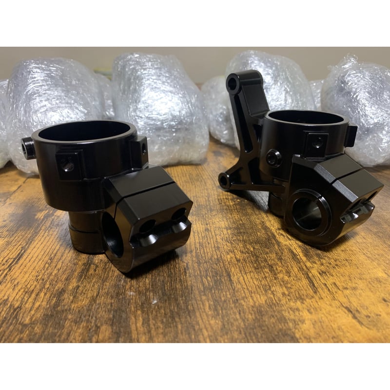 YZ125/250用フロントサスペンション CNC削り出しオリジナルアクスル