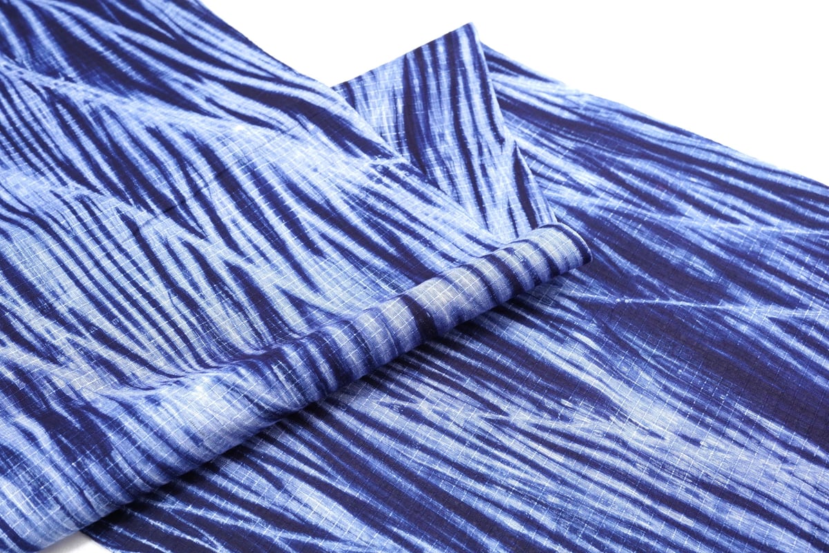 有松鳴海絞り浴衣「男性向け広巾・嵐絞り」 | MINOKO STORE