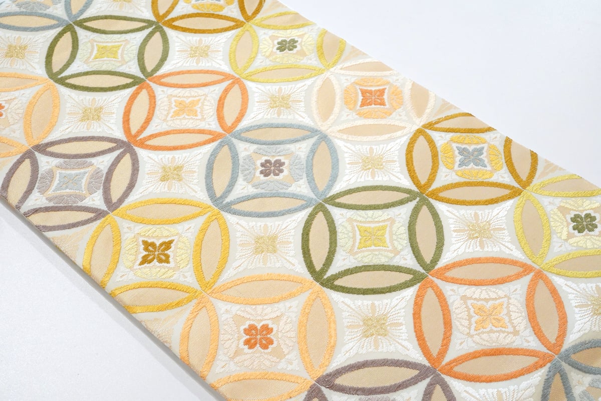 袋帯「西陣織・唐織・七宝つなぎ」 | MINOKO STORE