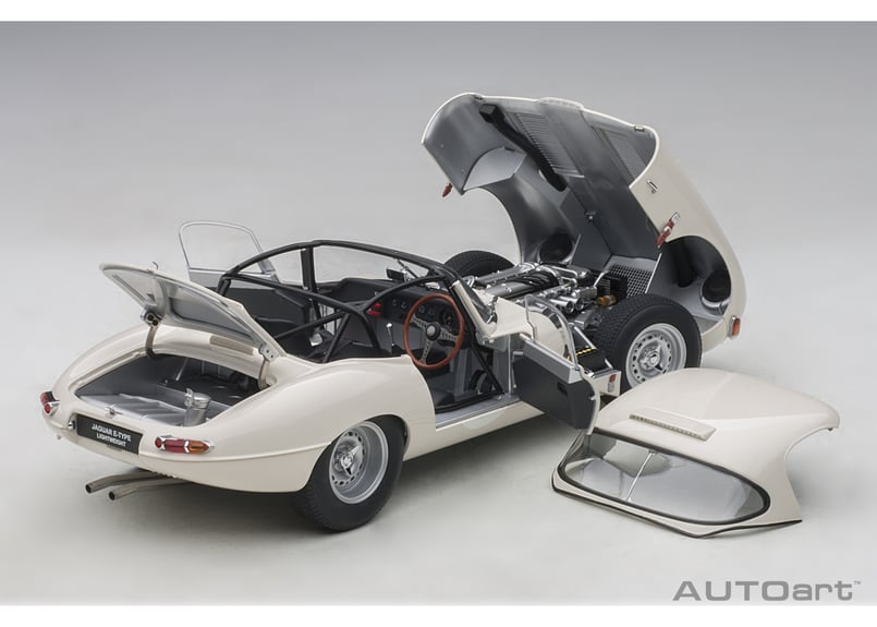 AUTOart 1/18 ジャガー ライトウェイト Eタイプ （ホワイト） 73649 | A