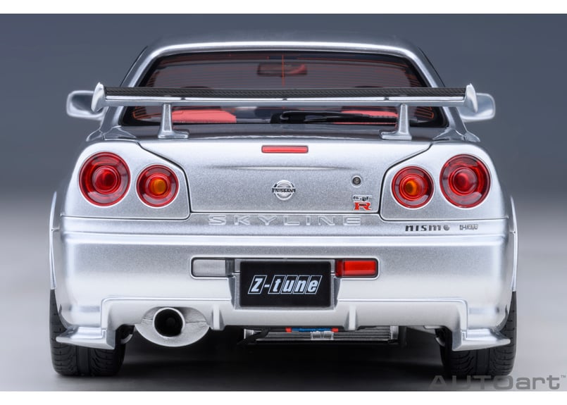 AUTOart 1/18 ニスモ R34 GT-R Z-tune （Z-tune シルバー）