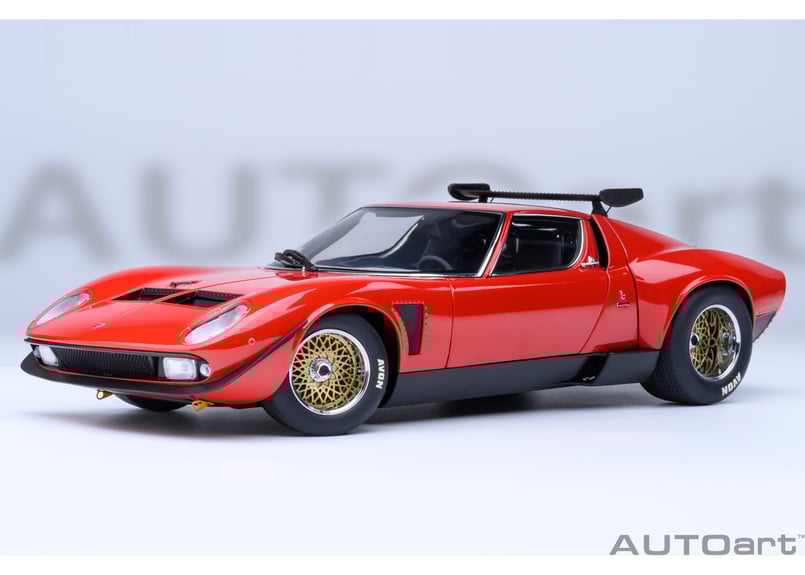 AUTOart 1/18 ランボルギーニ ミウラ SVR “イオタ” （レッド） 79171