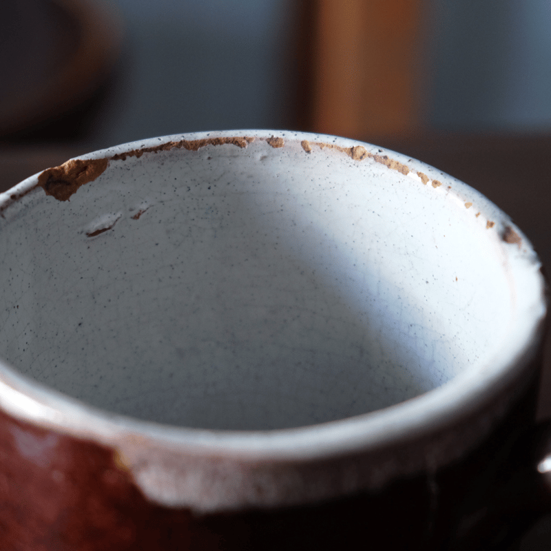 キュノワール CulNoir カップ h10.1cm フランス アンティーク 0501101