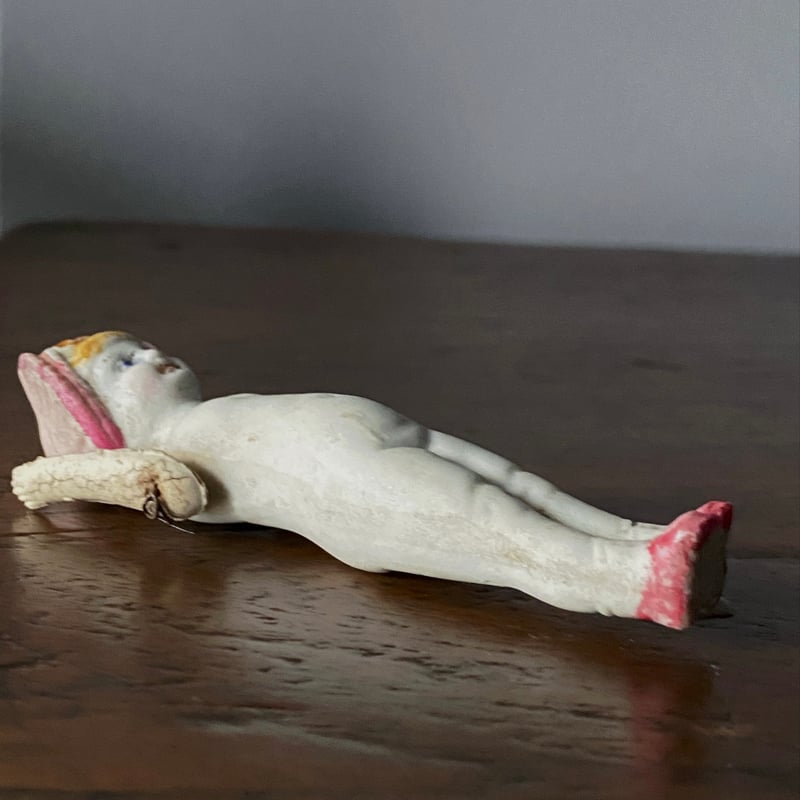 ビスクドール ミニョネット 人形 9.5cm フランス アンティーク 0501750