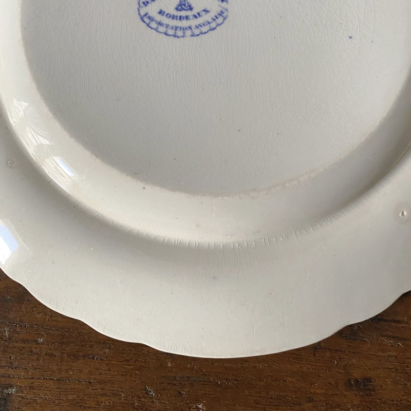 David Johnston Bordeaux ボルドー タピスリー 平皿 φ22.8cm フ