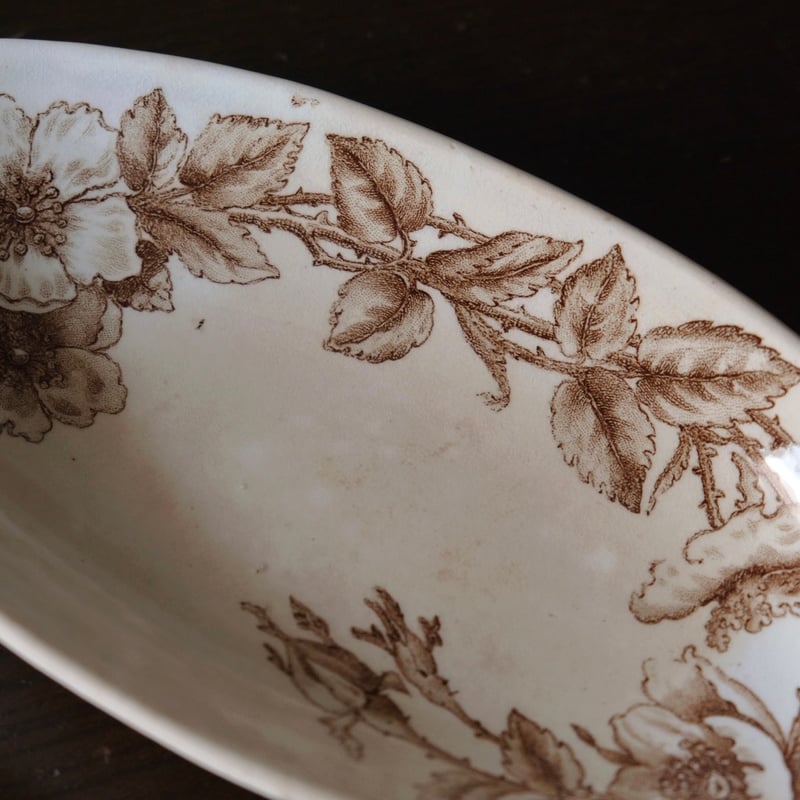 K】クレイユ モントロー/Mignon 枯れたラヴィエ/フランスアンティーク