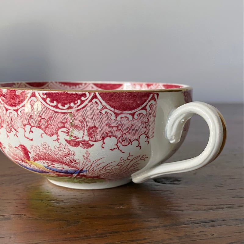 SARREGUEMINES サルグミンヌ カップ アンド ソーサー 雉 フランス