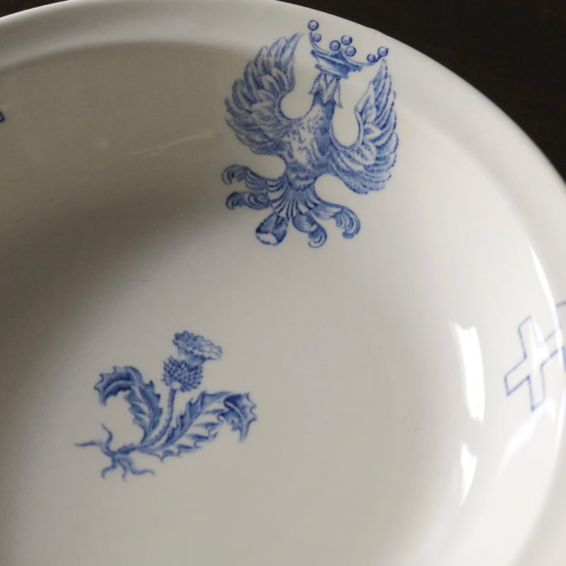 KGリュネヴィル ロレーヌ十字 中深皿 ボウル フランス アンティーク