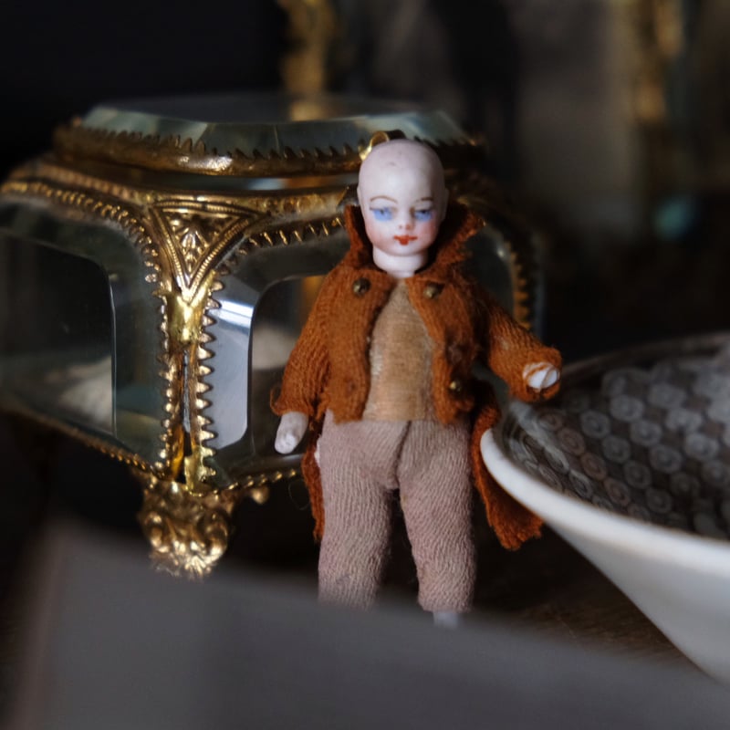 ビスクドール ミニョネット 紳士 フランス アンティーク 0501667