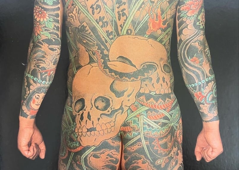 Japanese tattoo artist HORIHIDE's world/彫秀 刺青集・