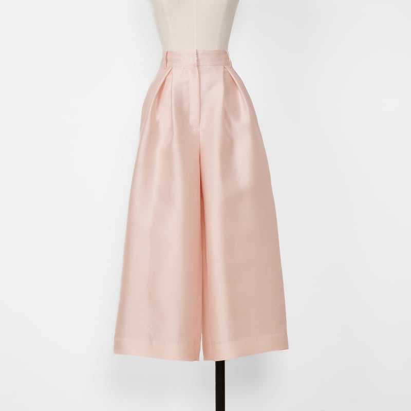 Sheer Satin Gaucho PT peach | HEVE