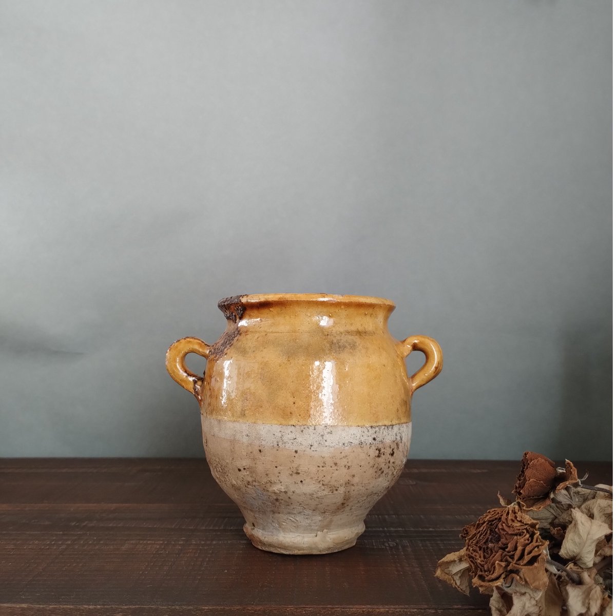 ご予約済み フランスアンティーク 南仏の壺 | フランス アンティーク