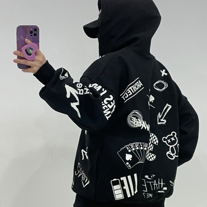 ポルノグラフィティ バタフライエフェクト フルジップパーカー