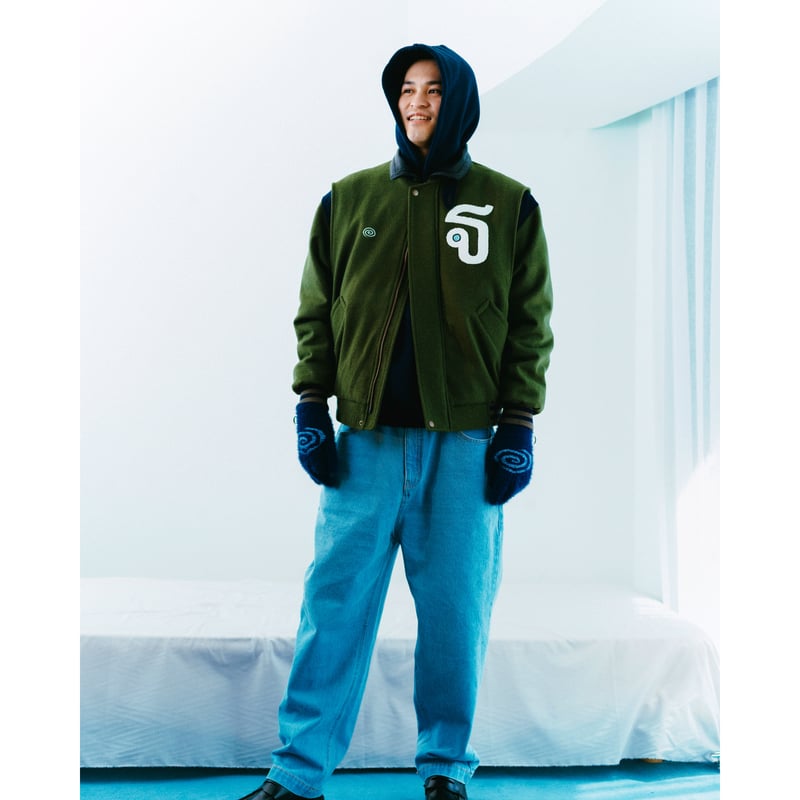 SOL soonerorlater / VARSITY JACKET / BROWN | So