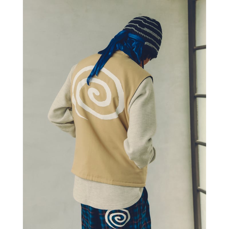 SOL soonerorlater / HAND-KNITTED BORDER HAT / N