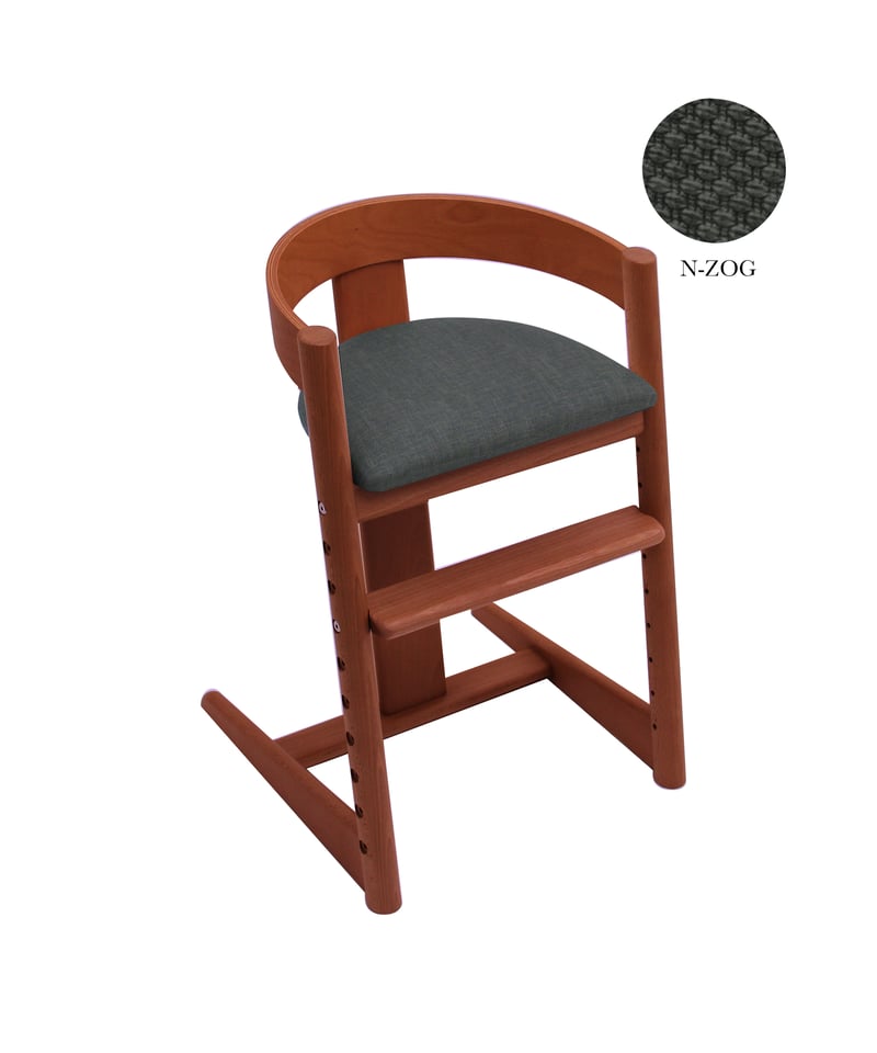 プレディクトチェア 木部：マホガニー色（B） 座面：Nタイプ（織地風PV