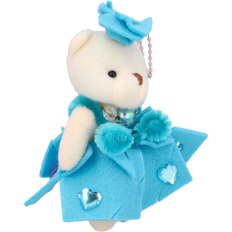 クマちゃんきせかえコレクション 基本のドレス 水色 | エフパズル専門店