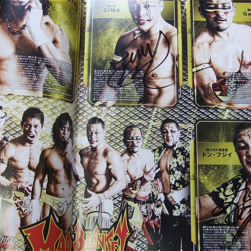 ドラゴンゲートオフィシャルパンフレットVol.40（複数選手直筆サイン