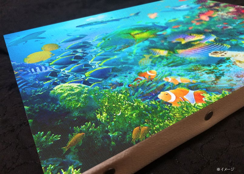 オールブルー」F6号アートキャンバス | 絵画インテリアSHOP『フォト