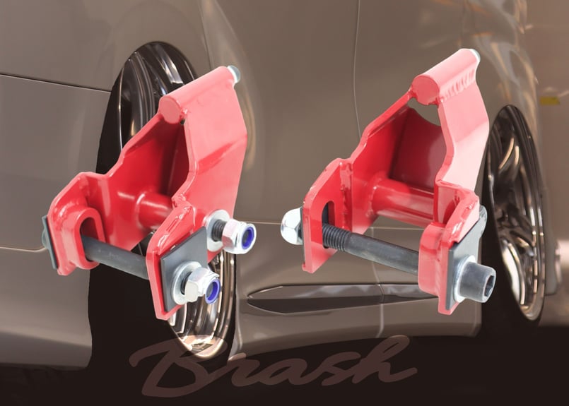 □BRASH□ 30系 アルファード ヴェルファイア 4段階 調整式 リア