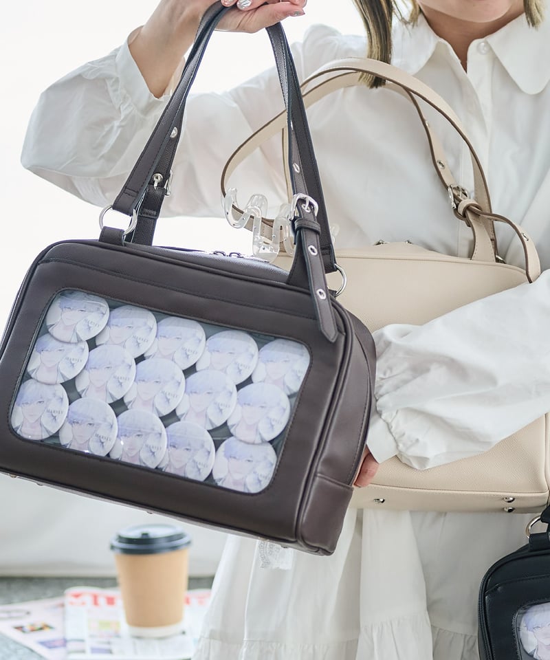 フラップボストンバッグ（Brown） | MARSLY