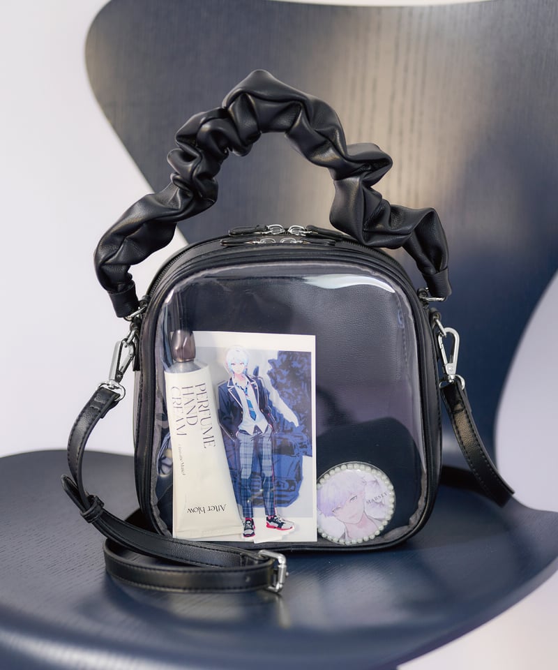 ギャザーハンドルバッグ（Black） | MARSLY