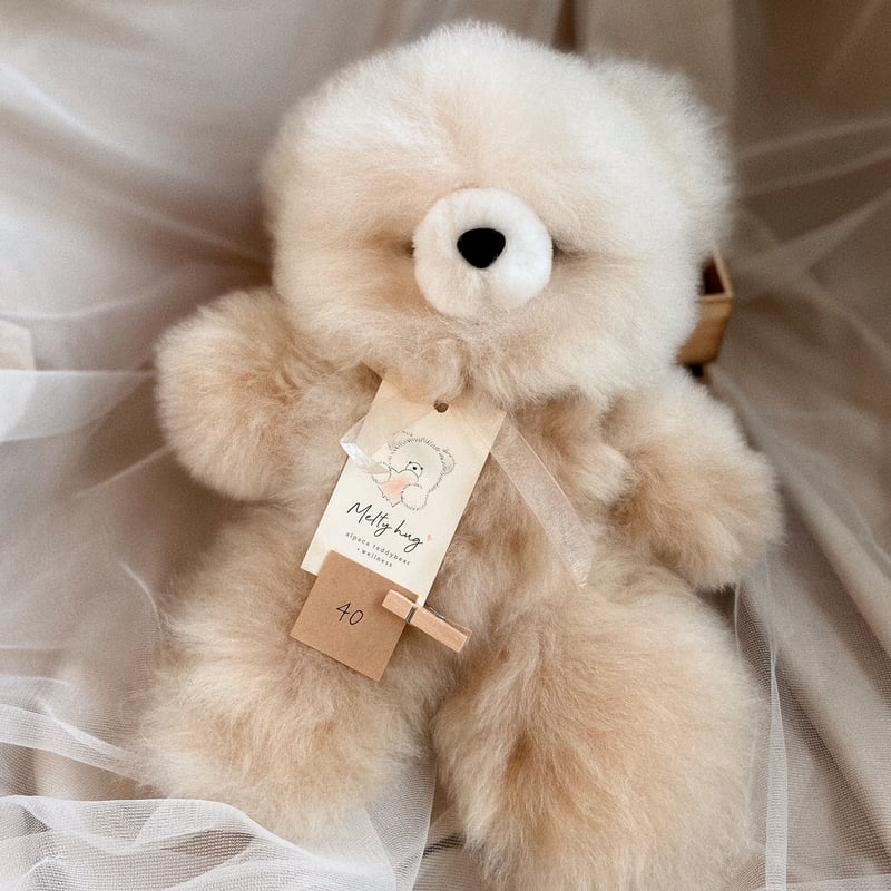 040 ］ アルパカテディベア / ビスケット / 送料無料 | Melty hug