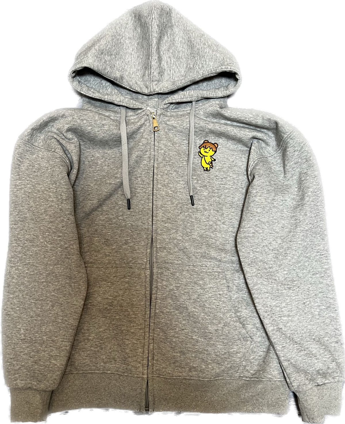 ポテくまくんジップパーカー【グレー】 | ピュアリーフポテくまくん