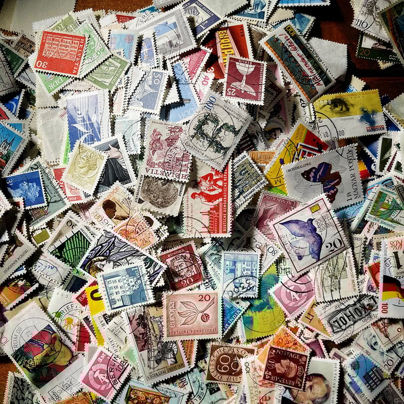 使用済み海外切手 アソートセット | こぐま舎