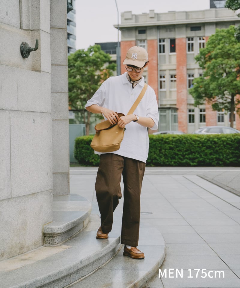 03 Ventile gabardine 2tuck pants | UNFOLK