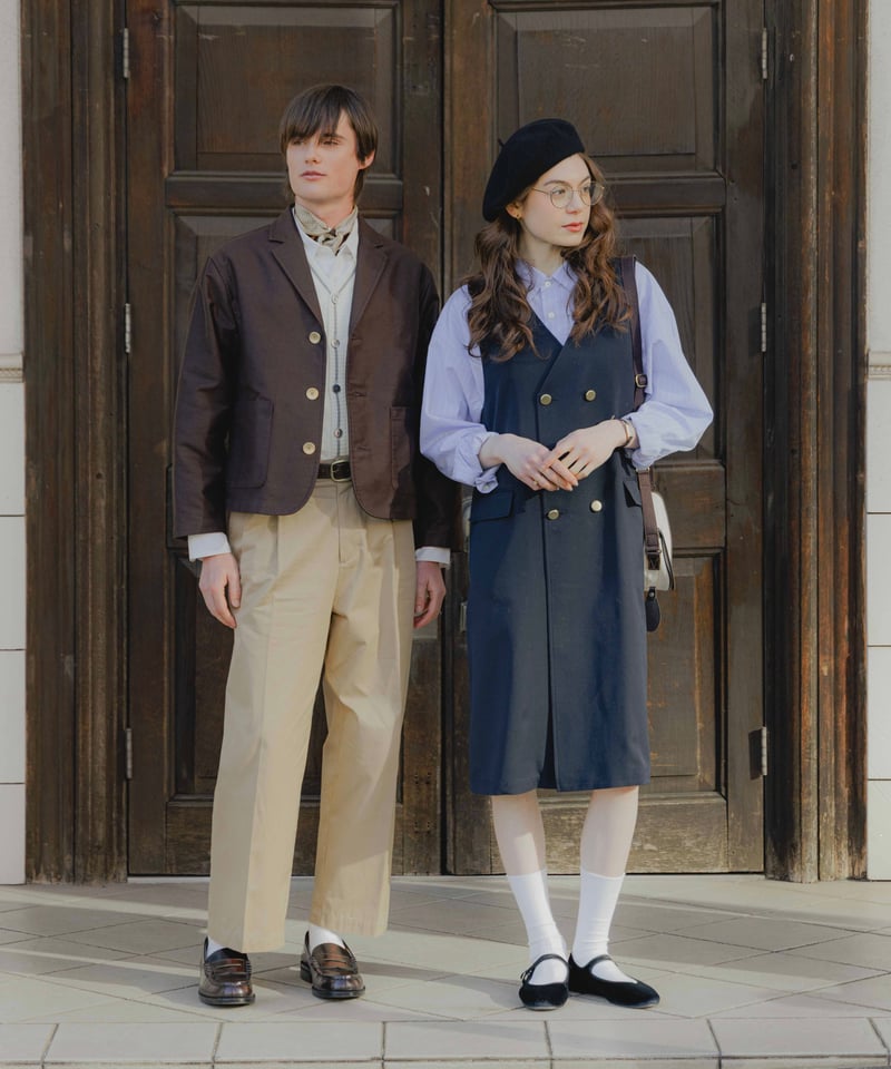 2026SS 先行予約】#-24 Ventile gabardine 2tuck strai