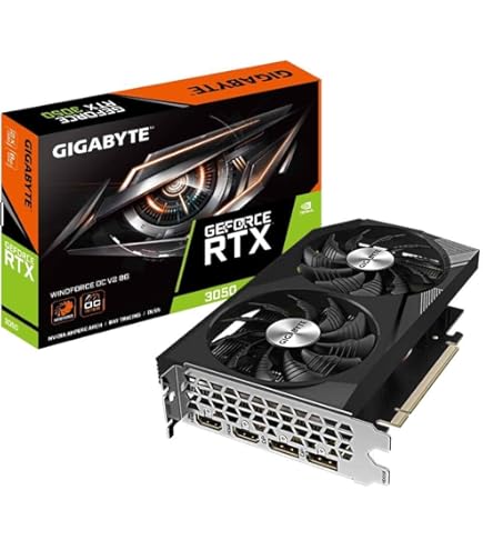 Gigabyte NVIDIA GeForce RTX 3050 EAGLE OC Graphics Card - 8GB