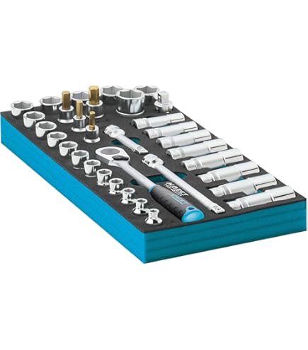 HAZET 1012-T90 Torx Profile T 90 Screwdriver Socket Set - CVD-Tin