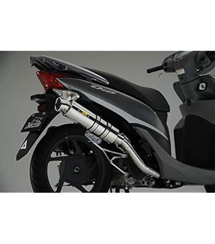 Amazon | Realize Dio110 ディオ110 バイクマフラー 2BJ-JK03 8BJ-JK03